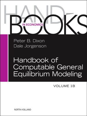 cover image of Handbook of Computable General Equilibrium Modeling